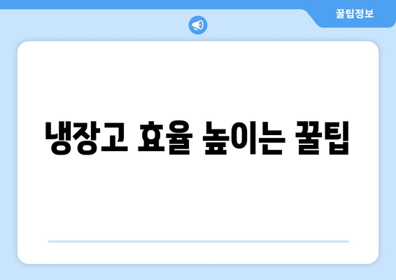 냉장고 온도, 제대로 맞추는 법| 식품 보관 & 전력 절약 팁 | 냉장고 온도 조절, 냉장고 효율, 식품 신선도 유지