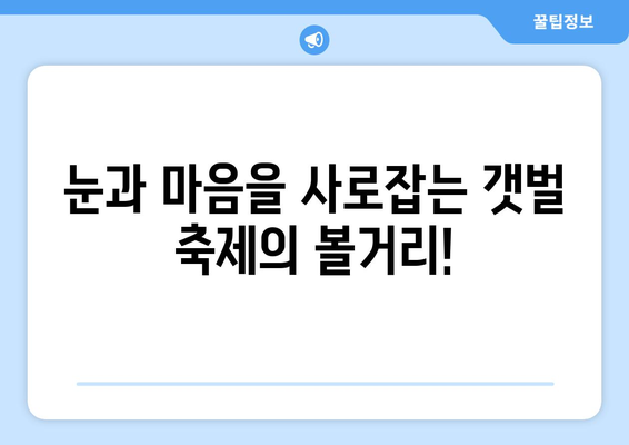 고창 갯벌 축제| 즐길 거리 가득한 갯벌 체험의 매력 | 고창, 갯벌 축제, 체험, 먹거리, 볼거리