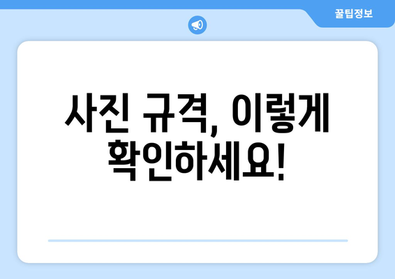 주민등록증 사진 규격 완벽 가이드| 찍는 방법부터 규정까지 | 사진 규격, 주민등록증 발급, 사진 촬영 팁