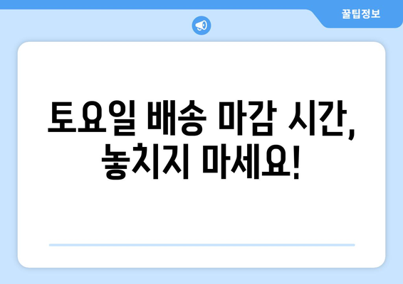 우체국 익일특급 토요일 배송 가능? | 토요일 배송 가능 여부, 마감 시간, 주의 사항