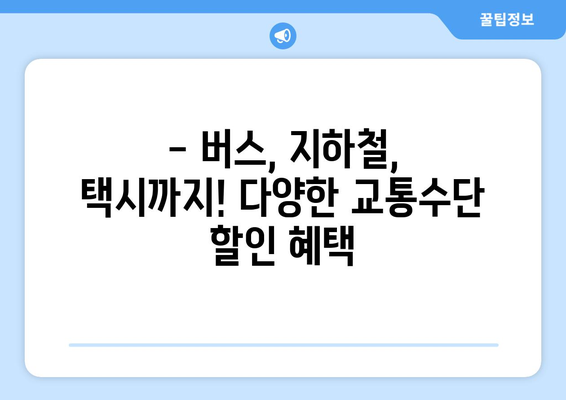 65세 이상, 알아두면 유용한 교통카드 정보 | 노인 할인, 이용 방법, 혜택, 지역별 안내