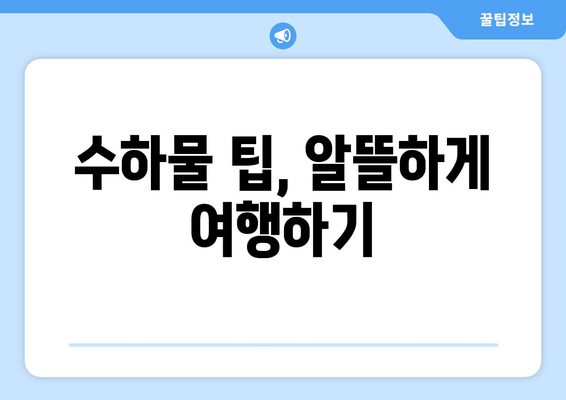 제주항공 수화물 초과 요금 꼼꼼히 살펴보기 | 수화물 규정, 초과 요금, 팁, 해결책