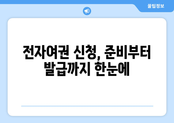 전자여권 발급, 이렇게 하면 됩니다! | 단계별 가이드, 필요 서류, 발급 기간, 주의 사항