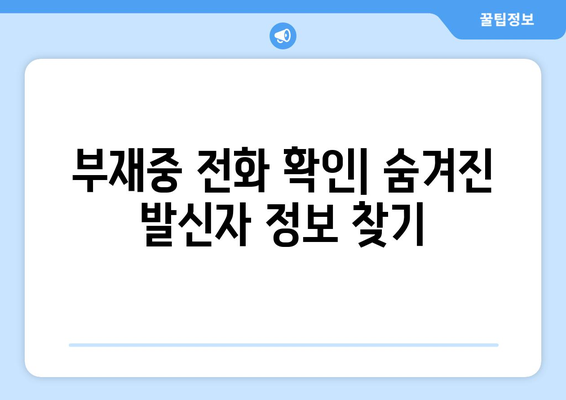 발신자 표시 제한 해제 방법| 휴대폰, 인터넷 전화, 부재중 전화 확인 | 발신번호 표시, 전화번호 공개, 발신자 정보