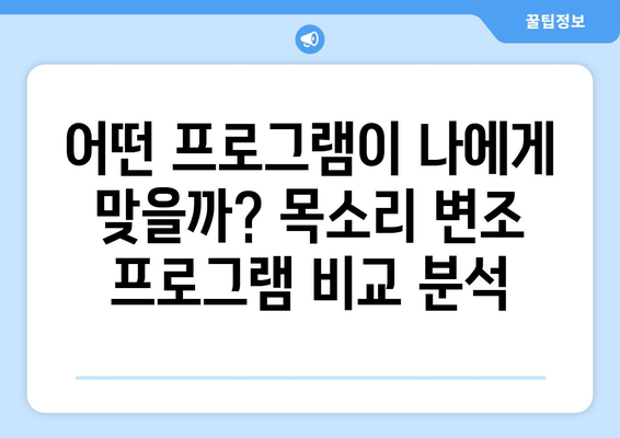 목소리 변조 프로그램 추천 및 사용 가이드 | 목소리 바꾸기, 음성 변조, 녹음, 편집