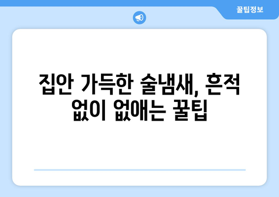 술냄새 제거 완벽 가이드| 옷, 입 냄새, 집안 냄새까지 확실하게 없애는 7가지 방법 | 술냄새 제거, 옷 냄새 제거, 입 냄새 제거, 집안 냄새 제거