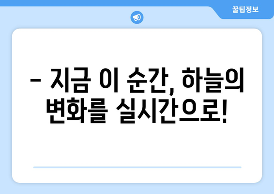 실시간 날씨 영상으로 지금 바로 확인하세요! | 전국 날씨, 기온, 미세먼지, 위성영상