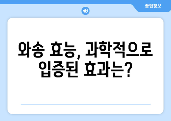 와송의 놀라운 효능 7가지| 건강 지키는 비법 | 와송 효능, 와송 효능 효과, 와송 먹는법, 와송 부작용