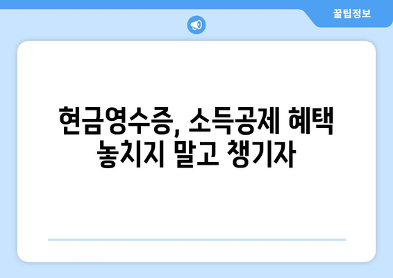 현금영수증 등록 완벽 가이드 | 현금영수증 발급, 현금영수증 조회, 소득공제, 카드사별 현금영수증 꿀팁