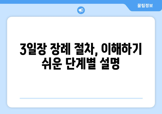 3일장 장례절차 완벽 가이드| 준비부터 진행까지 | 장례식, 상례, 3일 장례, 장례 절차, 장례 준비