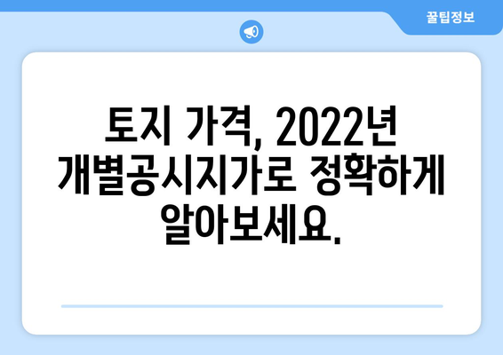 2022년 개별공시지가 조회| 간편하게 내 토지 가격 확인하세요 | 부동산, 토지, 공시지가, 조회 방법