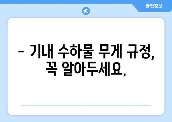 제주항공 수하물 가격 안내 | 시간과 돈 절약하기