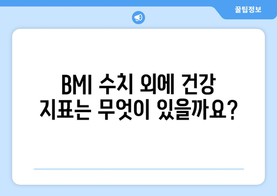 BMI 수치 분석 | 건강한 체중 파악을 위한 필수 가이드