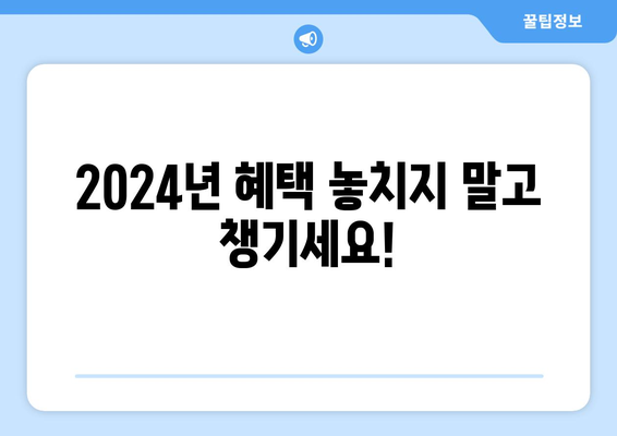 임산부 엽산제 철분제 지원 | 2024년 안내 및 신청 방법