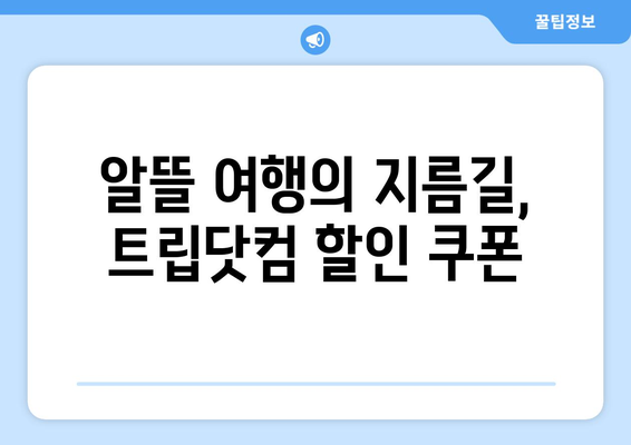 저렴한 항공권 예약 비법과 트립닷컴 추천 꿀팁