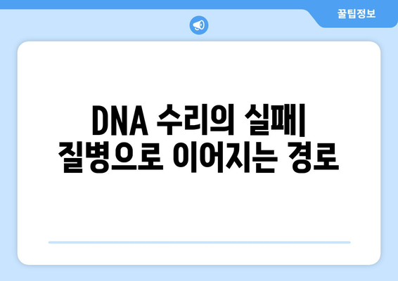 DNA 수리 기제 | 유전체 보호의 경이로운 메커니즘