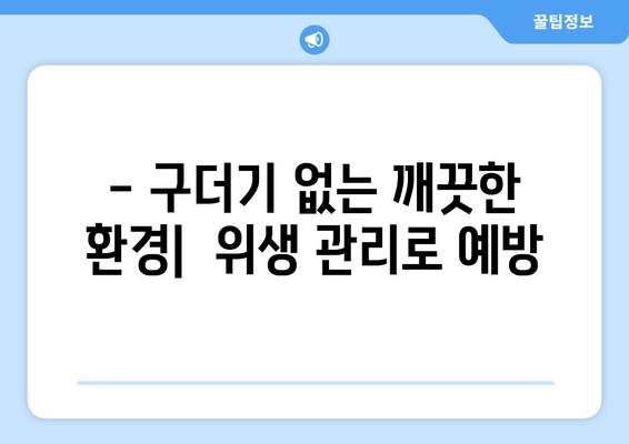 구더기 생기는 이유와 예방 방법 | 박멸 퇴치제까지 소개