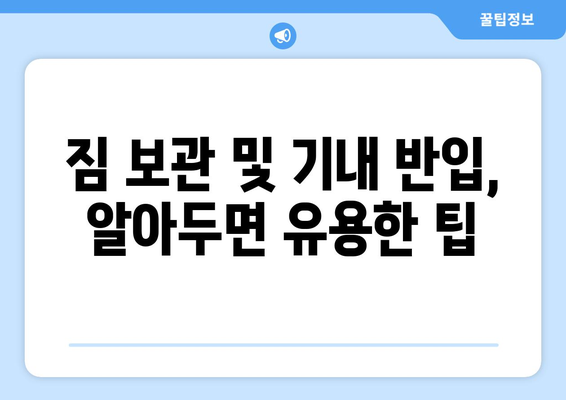 비행기 기내 안전 가이드 | 허용/금지 반입 물품 국내/해외 차이