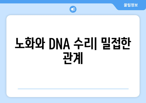 DNA 수리 기제 | 유전체 보호의 경이로운 메커니즘