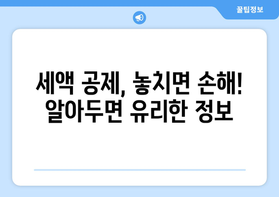 세액 공제 미신청 사업자, 환급 가이드