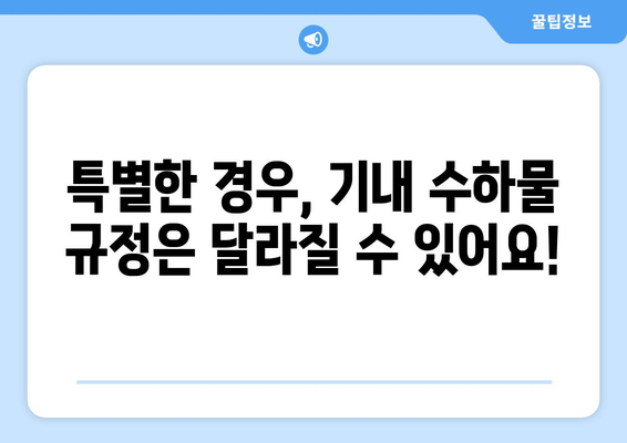 기내 수하물 반입 규정 자주 묻는 질문과 답변