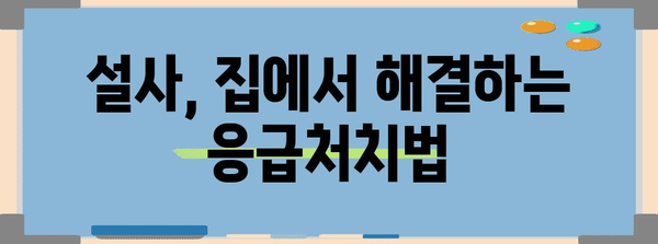 설사병 극복기 | 설사 멈추는 과학적 방법