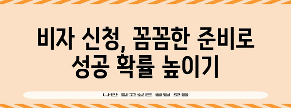 미국 비자 신청 성공 전략 | 충분한 정보의 힘