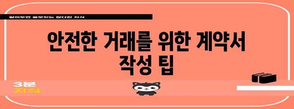 부동산 매매계약서 작성 완벽 가이드 | 계약 조건, 유의 사항, 샘플 포함