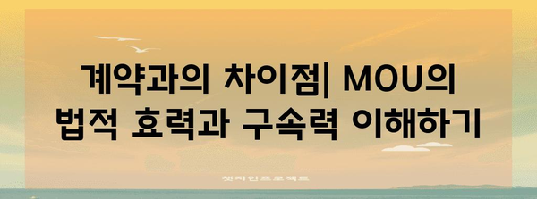 MOU 작성 가이드| 핵심 조항 및 유의 사항 총정리 | 협약, 계약, 법률, 체크리스트