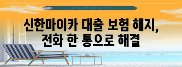 신한마이카 대출 보험 해지하기 | 간편한 절차와 서류