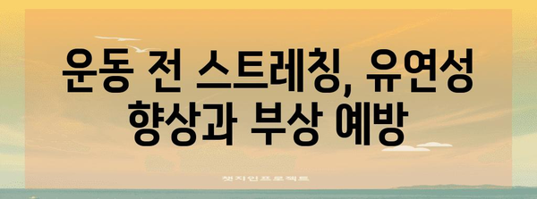 프리워크아웃 루틴| 효과적인 운동 준비 | 운동 전 루틴, 근육 부상 예방, 운동 효과 증진