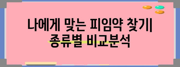 피임약 종류, 비용, 효과에 따른 최적의 선택법