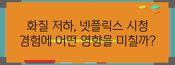 넷플릭스 공유 차단 대응책 | 가격, 화질 영향 분석