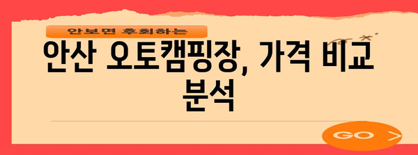 안산 오토캠핑장 가격, 편의시설 모두 꼼꼼히 정리