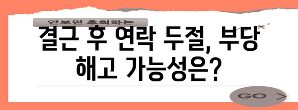 고용보험 상실 신고 | 결근 후 직원과의 연락 두절로 인한 부당 해고 가능성