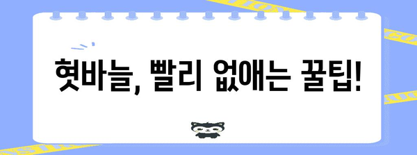 혓바늘 빠른 제거법 | 저렴한 치료법과 천연 요법으로 뾰족한 통증 해소