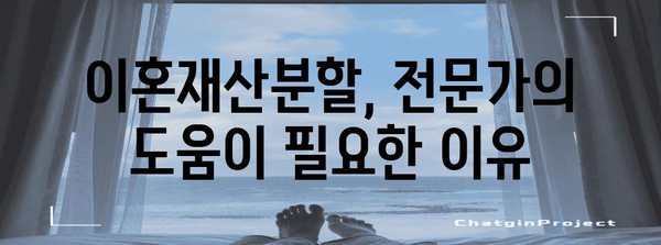 이혼재산분할 | 핵심쟁점과 법률적 전략