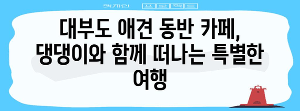 애견 친화 카페 | 대부도에서 즐기는 바다를 바라보며