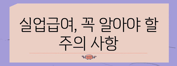 실업급여 신청 가이드 | 자격 요건과 절차 간편 설명