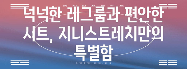 진에어 지니스트레치 | 넓은 좌석과 편안함의 차원