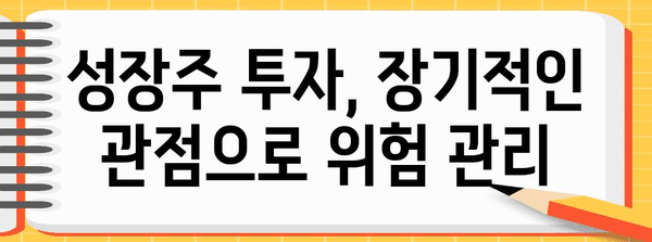 성장주 투자의 위험 관리 | 안전한 투자를 위한 전략