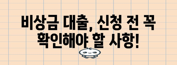 비상금 대출 중복 가능성 확인 | 확실한 방법 및 한도 소개