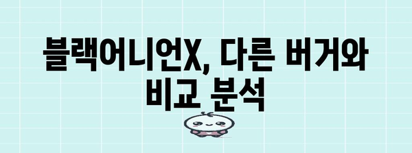 버거킹 블랙어니언X | 실제 경험을 통한 진짜 리뷰