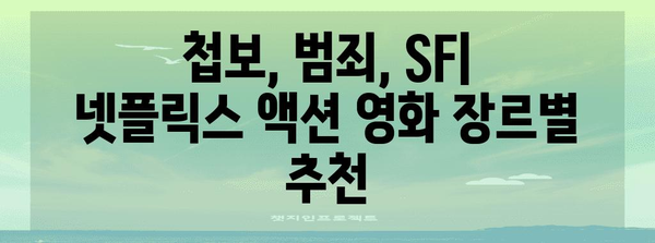 넷플릭스 액션 영화 추천 | 긴장감 넘치는 모험으로 빠져들기