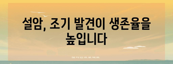 설암 조기 발견 가이드 | 증상과 원인 파악으로 치료 시작
