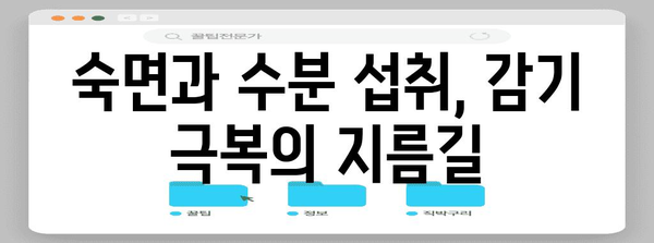 감기 빠르게 물리치는 3가지 전략