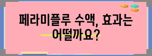 페라미플루 수액 | 후기와 실비 청구 방법