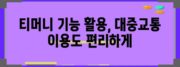 K패스 카드 활용하기 | 삼성페이와 티머니 사용 가이드