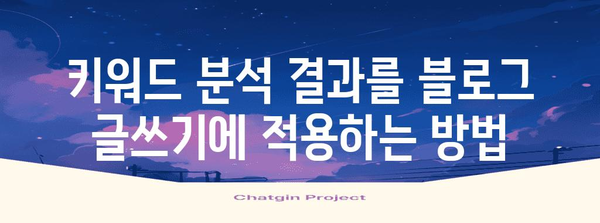 네이버 블로그 키워드 분석 | 유용한 무료 사이트와 가이드