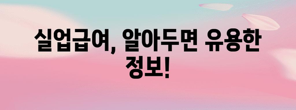 실업급여 계산 완벽 가이드, 신청부터 지급까지